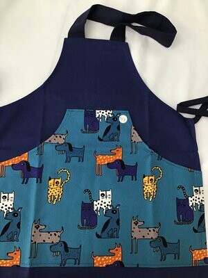 Child Apron - Dogs and Cats