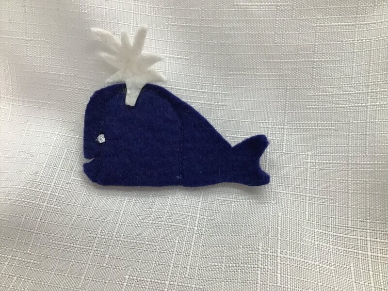 Felt Finger Puppet - Water