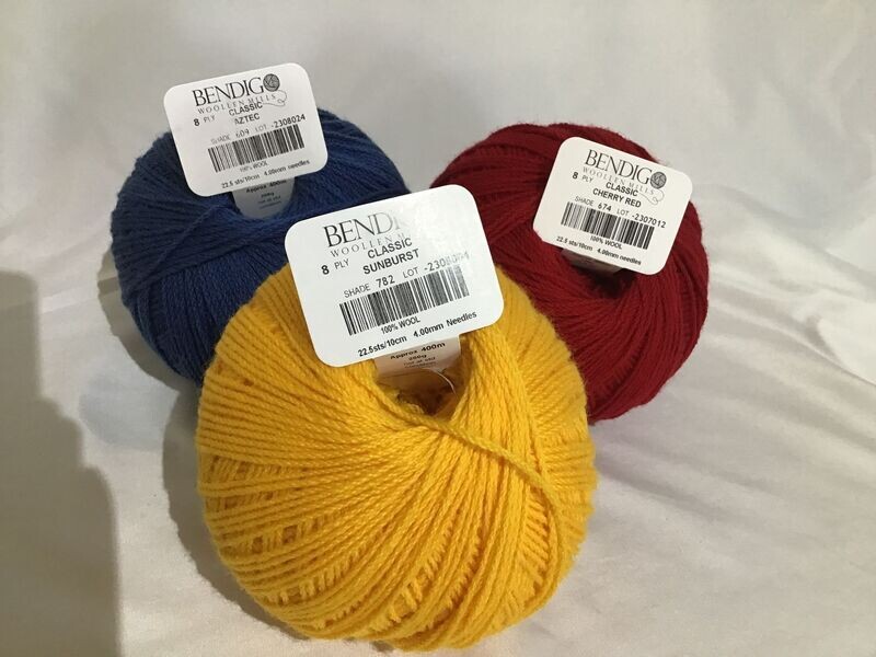 Bendigo Woollen Mills - Classic 8 ply