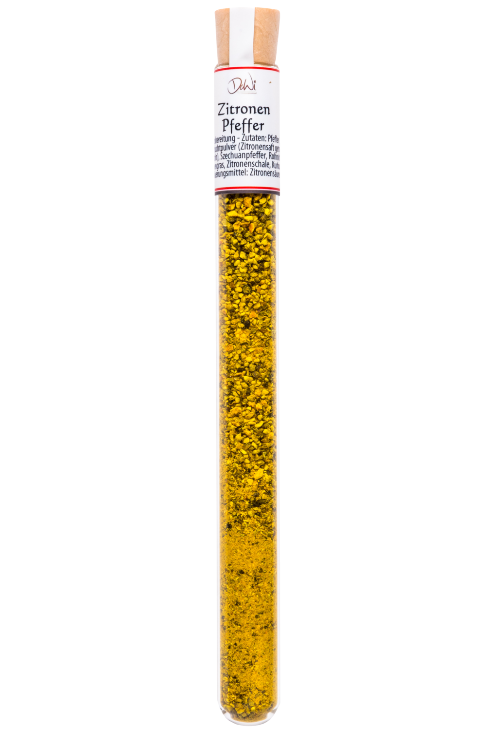 Zitronenpfeffer im Reagenzglas - Inhalt 11 g (268,20 €/kg)