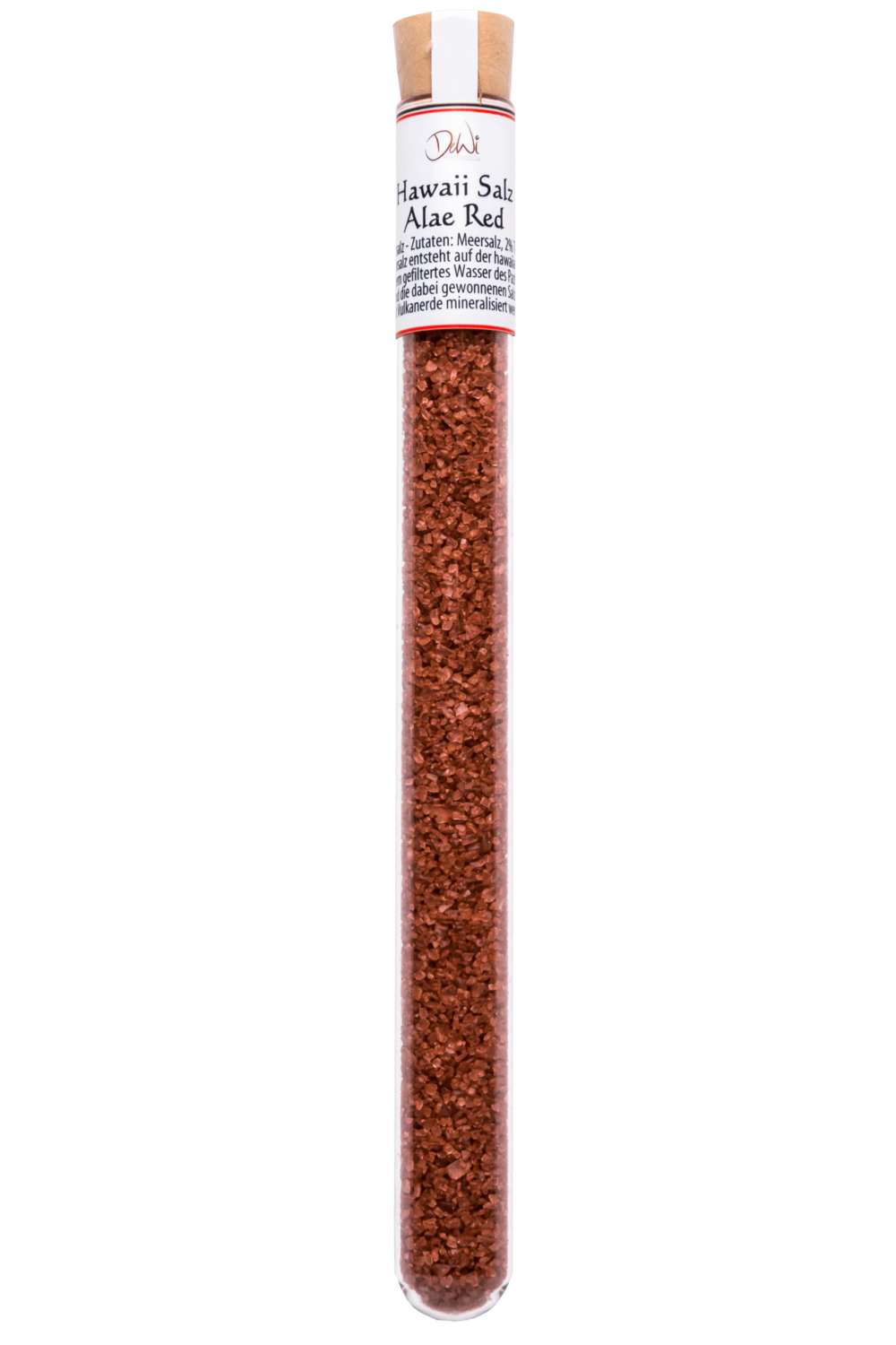 Hawai Salz "Alae Red" im Reagenzglas - Inhalt 23 g (128,30 €/kg)