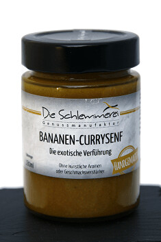 Die Schlemmerei Bananen-Curry-Senf 180 ml (34,72 €/ltr.)