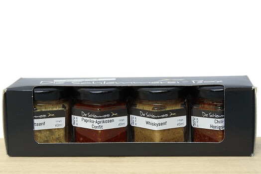 Die Schlemmerei  Genuss-Box "Herrengedeck" 4 x 40 ml  (87,19 €/ltr.)