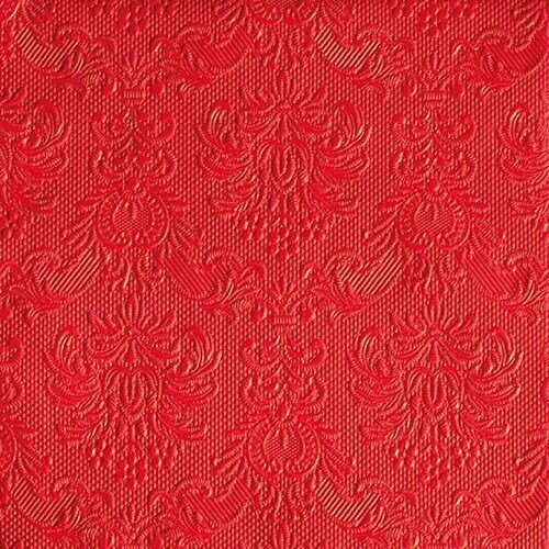 Ambiente Serviette Elegance Red 33 x 33 cm