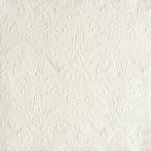 Ambiente Serviette Elegance Pearl White 33 x 33 cm