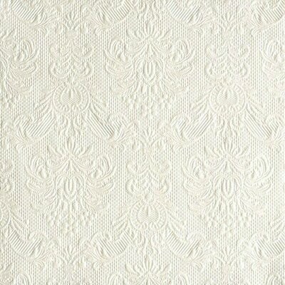 Ambiente Serviette Elegance Pearl White 33 x 33 cm