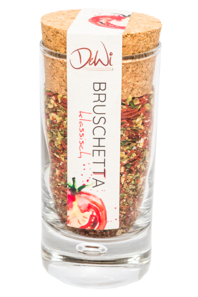 Bruschetta klassisch - kleines Korkenglas 30g (165,00 €/kg) Bruschetta klassisch - kleines Korkenglas 30g (165,00 €/kg)