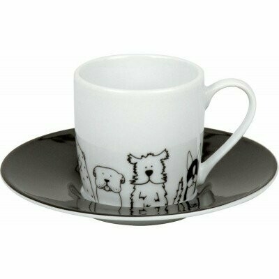 Espresso Tasse "Funny dogs"