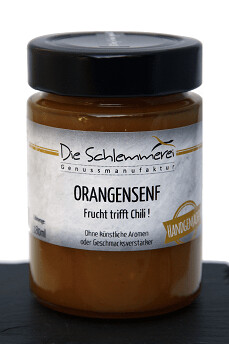 Die Schlemmerei Orangen-Senf 180 ml (34,72 €/ltr.)