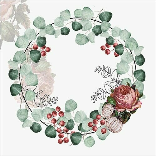 Ambiente Serviette Eucalyptus 33 x 33 cm