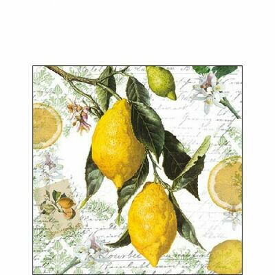 Ambiente Serviette Lemon 25 x 25 cm