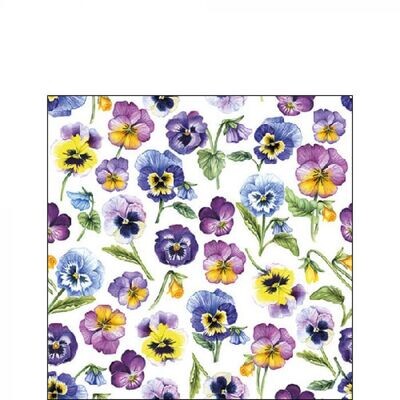 Ambiente Serviette Pansy all over 25 x 25 cm