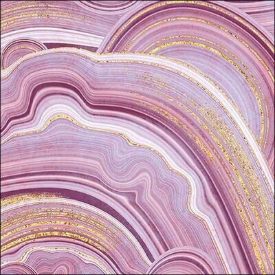 Ambiente Serviette Quartz Purple  33 x 33 cm