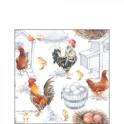 Ambiente Serviette Chicken Farm 25 x 25 cm