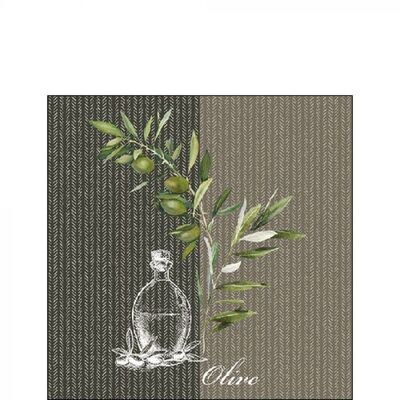 Ambiente Serviette Oil and Olives 25 x 25 cm