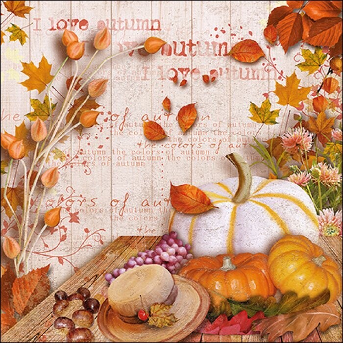 Ambiente Serviette Colours of Autumn 33 x 33 cm