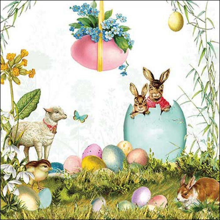 Ambiente Serviette Easter Surprise 33 x 33 cm