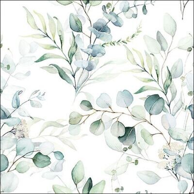 Ambiente Serviette Eucalyptus all over 33 x 33 cm Ambiente Serviette Eucalyptus all over 33 x 33 cm