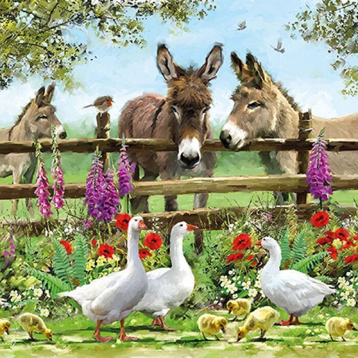 Ambiente Serviette Meeting Point 33 x 33 cm