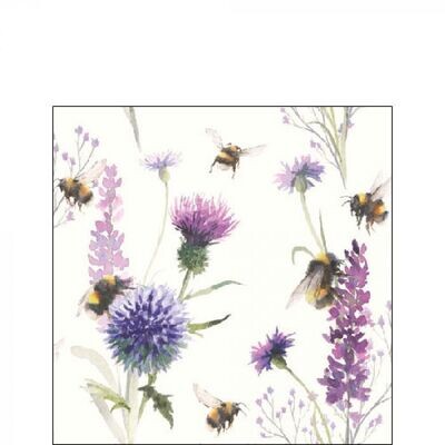 Ambiente Serviette Bumblebees 25 x 25 cm