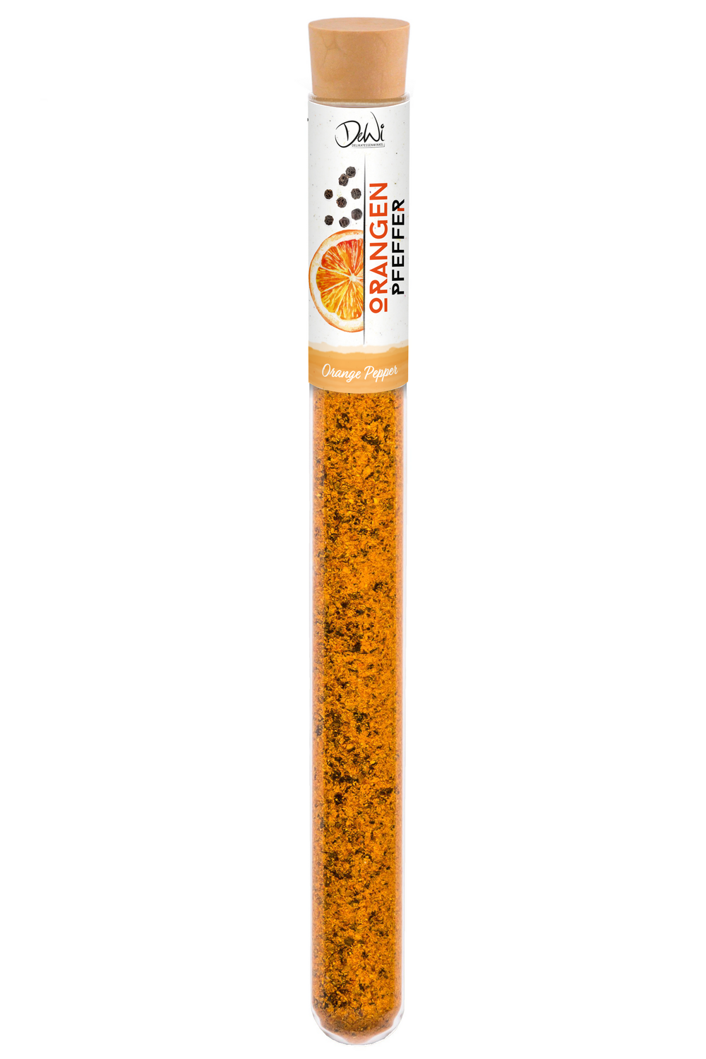 DeWi Orangenpfeffer im Reagenzglas - Inhalt 11 g (268,20 €/kg)