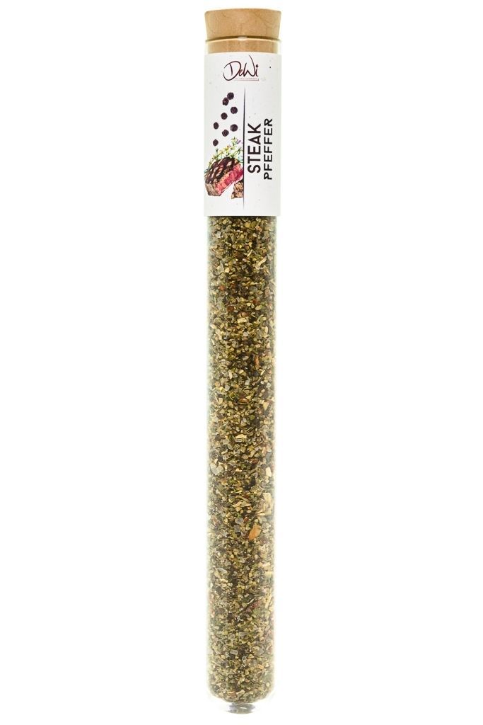 DeWi Steak Pfeffer im Reagenzglas XL - Inhalt 35 g (112,86 €/kg)