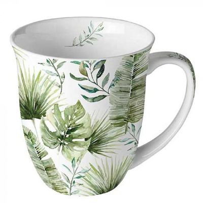 Ambiente Tasse 400 ml Ambiente Tasse 400 ml "Jungle leaves"
