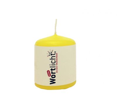 Mini Wortlicht Kerze "Du bist wunderbar"