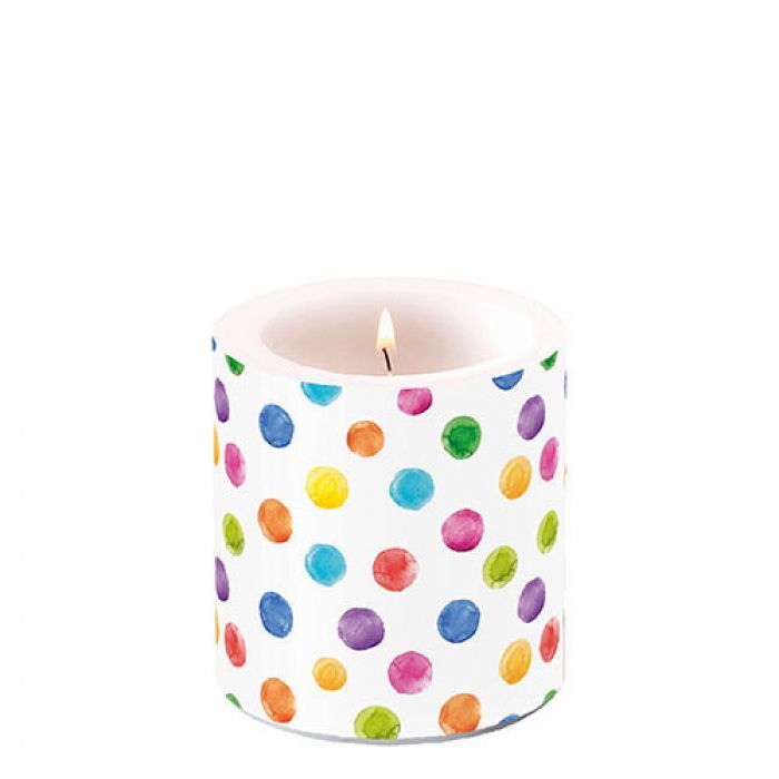 Ambiente Kerze "Polka Dots"
