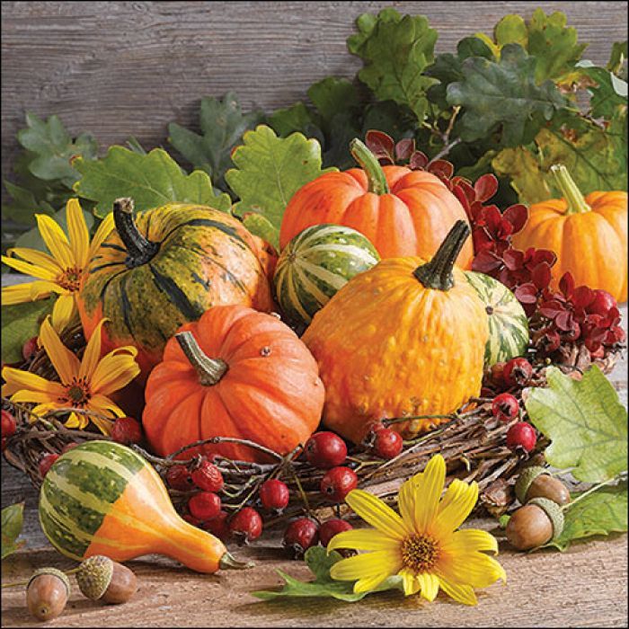 Ambiente Serviette Pumpkin  33 x 33 cm