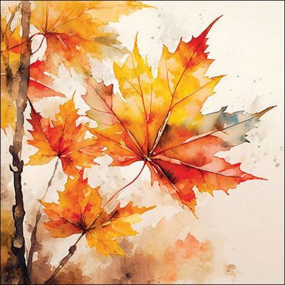 Ambiente Serviette Vibrant leaves  33 x 33 cm