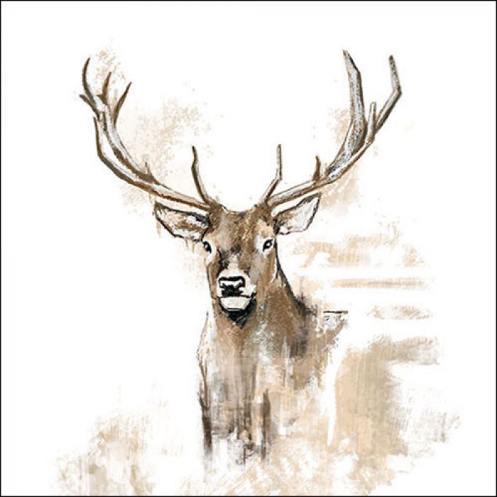 Ambiente Serviette Antlers 33 x 33 cm