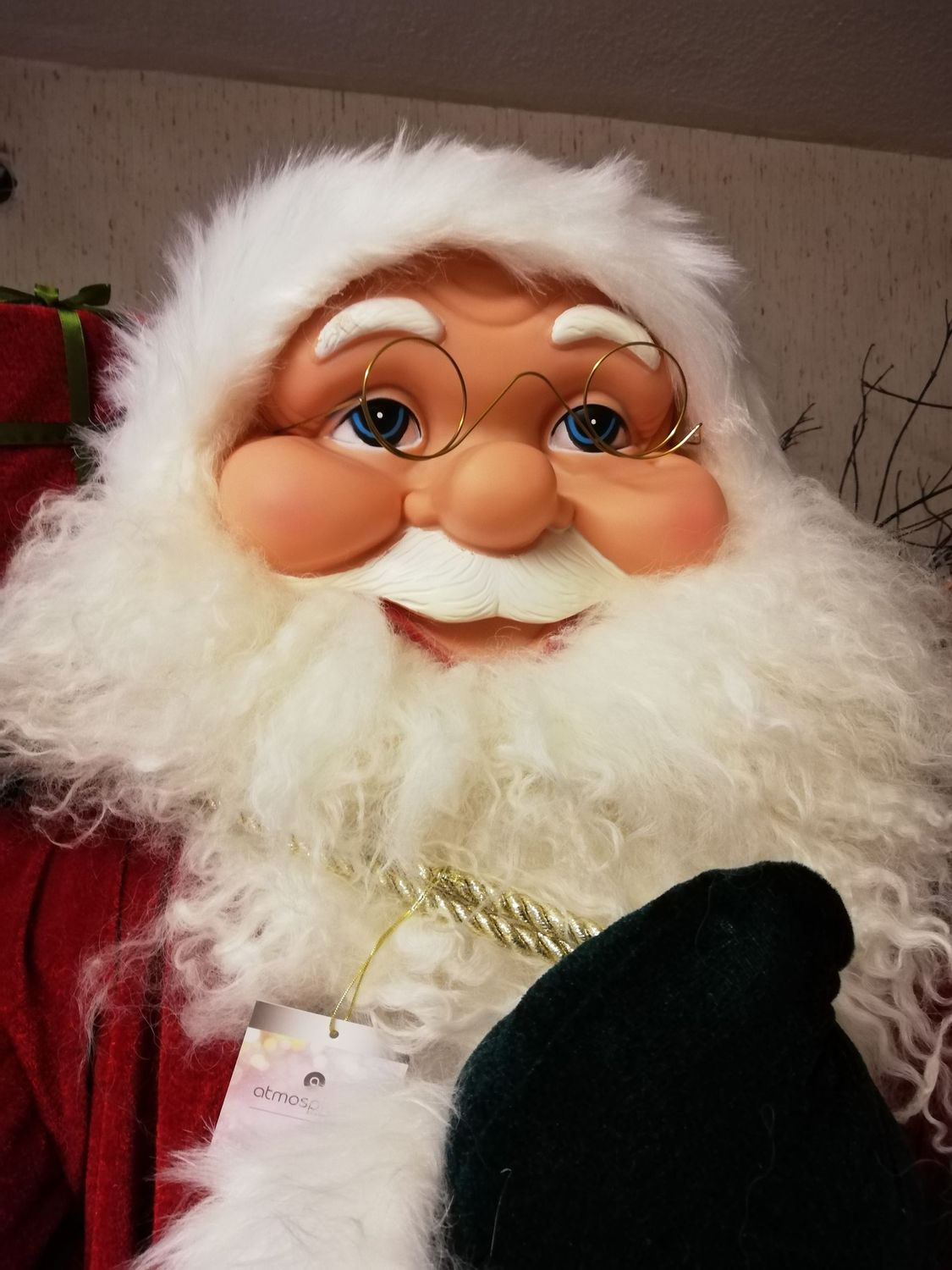 Weihnachtsmann Dekofigur Höhe 180 cm Weihnachtsmann Dekofigur Höhe 180 cm