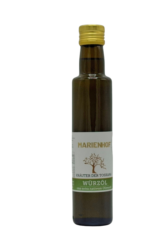 Würzöl Kräuter der Toscana - extra nativ - kaltgepresst  250 ml (43,80 €  /  ltr.)