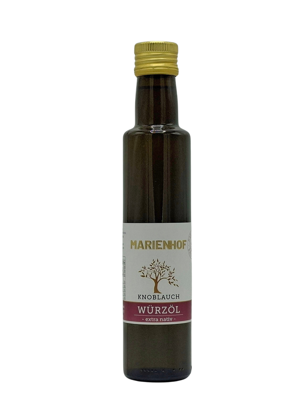 Würzöl - Knoblauch - extra nativ - kaltgepresst  250 ml (43,80 €  /  ltr.)