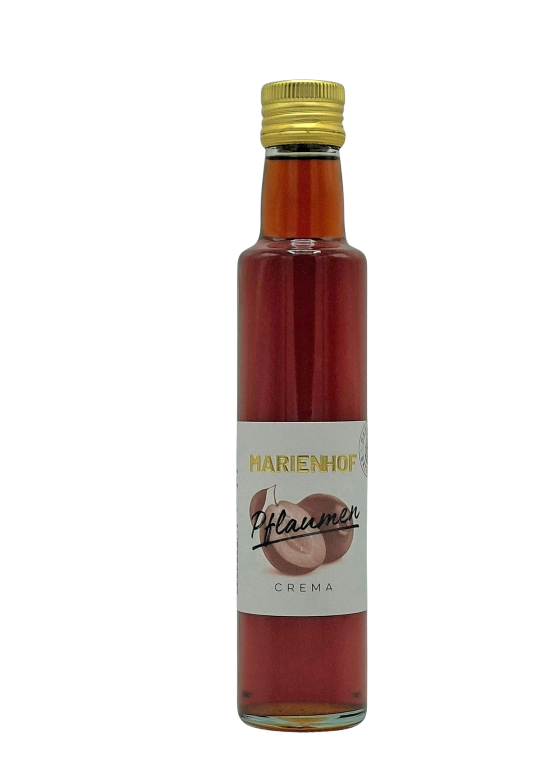 Marienhof Pflaumen Crema 3 % Säure 250 ml (34,80 €/ltr.) Marienhof Pflaumen Crema 3 % Säure 250 ml (34,80 €/ltr.)