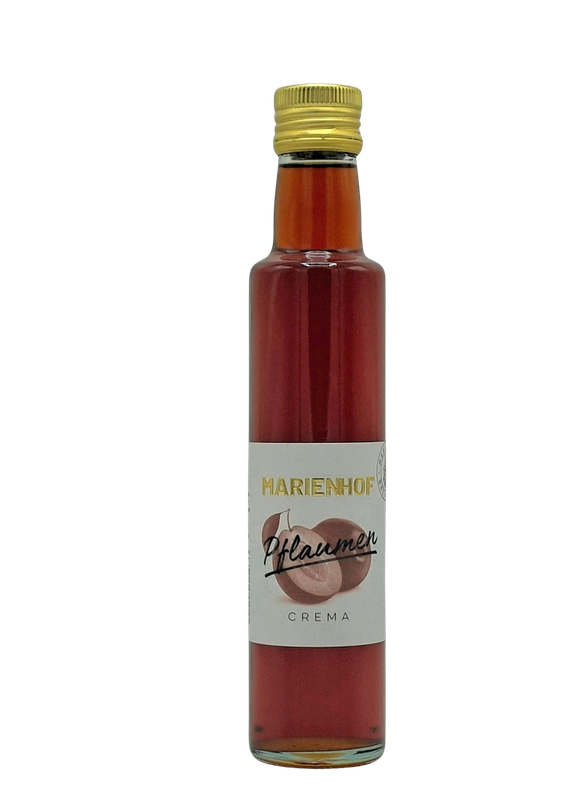 Marienhof Pflaumen Crema 3 % Säure 250 ml (34,80 €/ltr.)