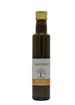 Würzöl Zitrone - extra nativ - kaltgepresst  250 ml (43,80 €  /  ltr.)