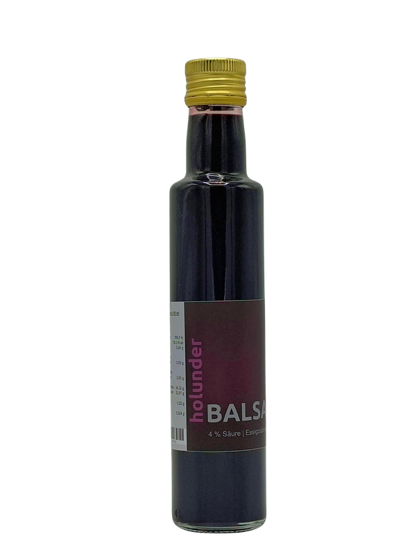 Holunder Balsam Essig 4 % Säure - 250 ml (31,80 €/ltr.)