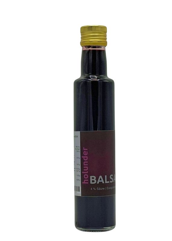 Holunder Balsam Essig 4 % Säure - 250 ml (31,80 €/ltr.)