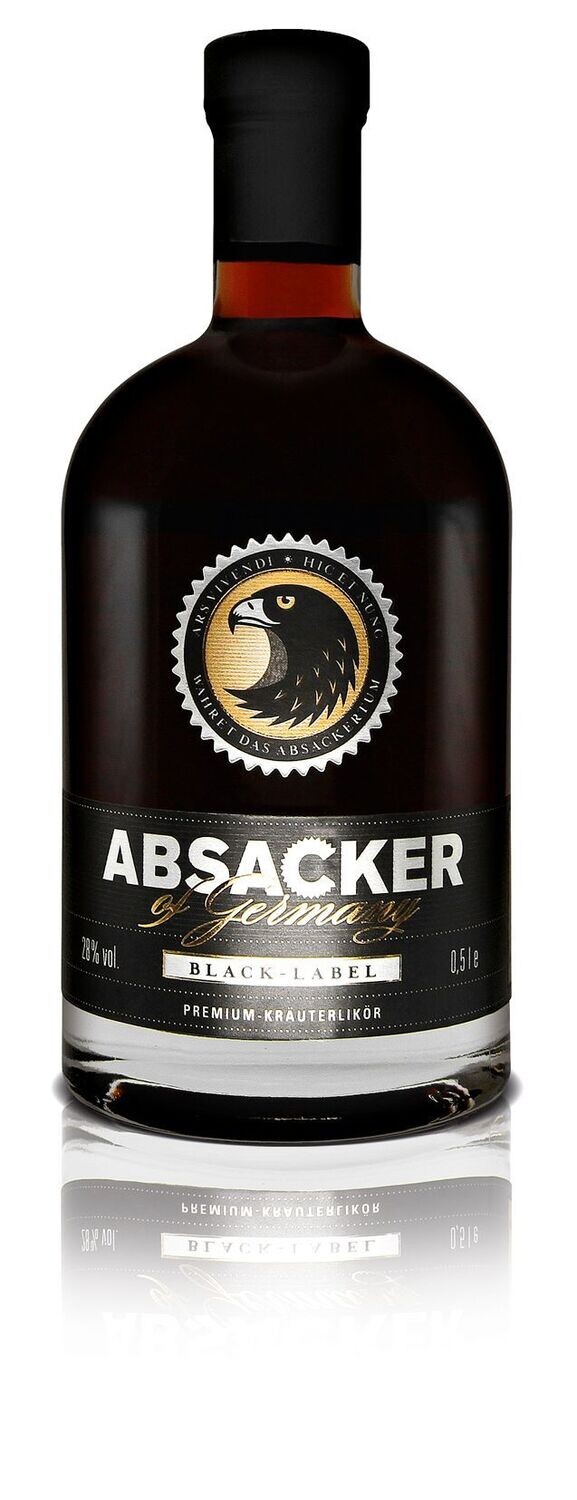 Absacker of Germany Kräuterlikör 28 % vol. 500 ml (39,90 € / ltr.)