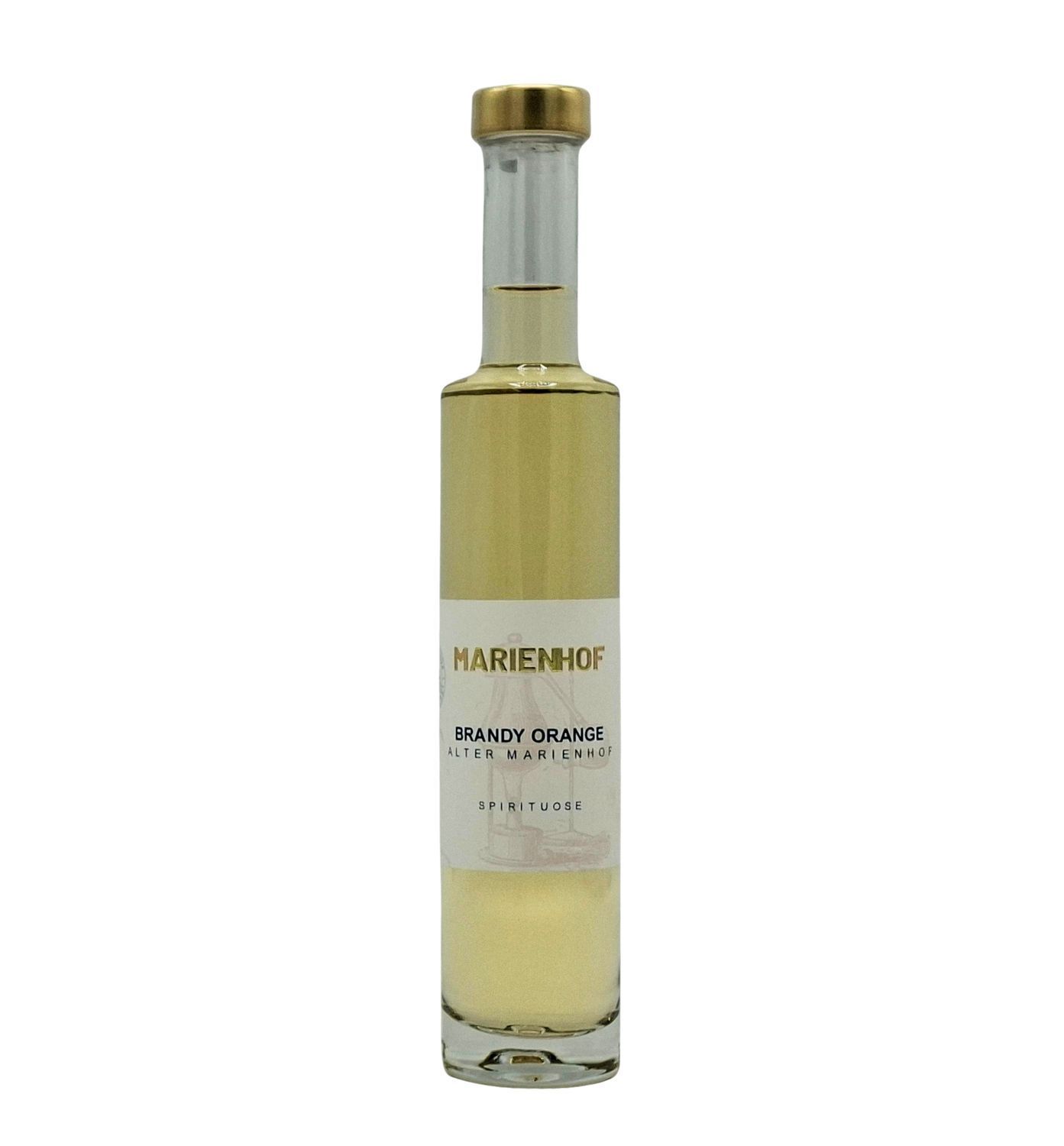Alter Marienhof Brandy-Orange 40 % Vol. 200 ml (68,00 € / ltr.) Alter Marienhof Brandy-Orange 40 % Vol. 200 ml (68,00 € / ltr.)