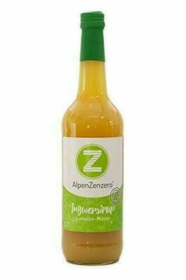 AlpenZenzero Ingwersirup - Limette-Minze 250 ml (42,00 € / ltr.) AlpenZenzero Ingwersirup - Limette-Minze 250 ml (42,00 € / ltr.)