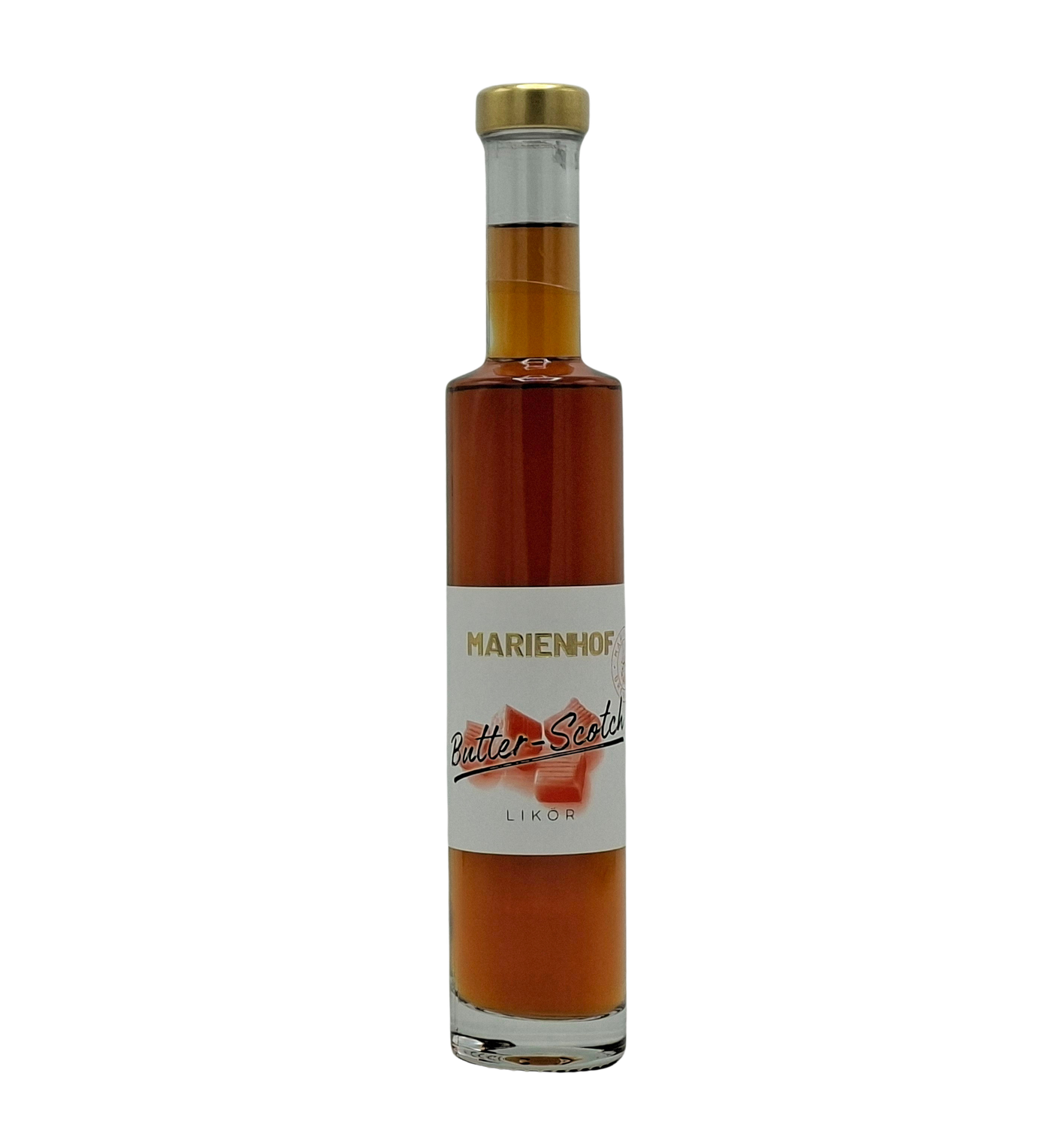 Marienhof Butterscotch-Likör 18 % Vol. 200 ml (54,75 €/ltr.) Marienhof Butterscotch-Likör 18 % Vol. 200 ml (54,75 €/ltr.)