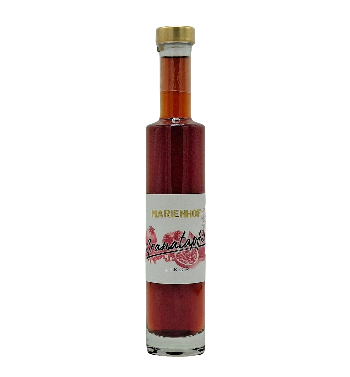 Marienhof Granatapfel Likör 20 % Vol. 200 ml (54,75 € / ltr.) Marienhof Granatapfel Likör 20 % Vol. 200 ml (54,75 € / ltr.)