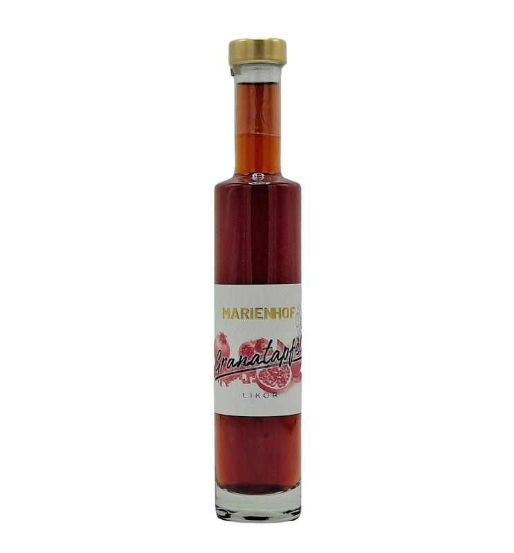 Marienhof Granatapfel Likör 20 % Vol. 200 ml (54,75 € / ltr.) Marienhof Granatapfel Likör 20 % Vol. 200 ml (54,75 € / ltr.)