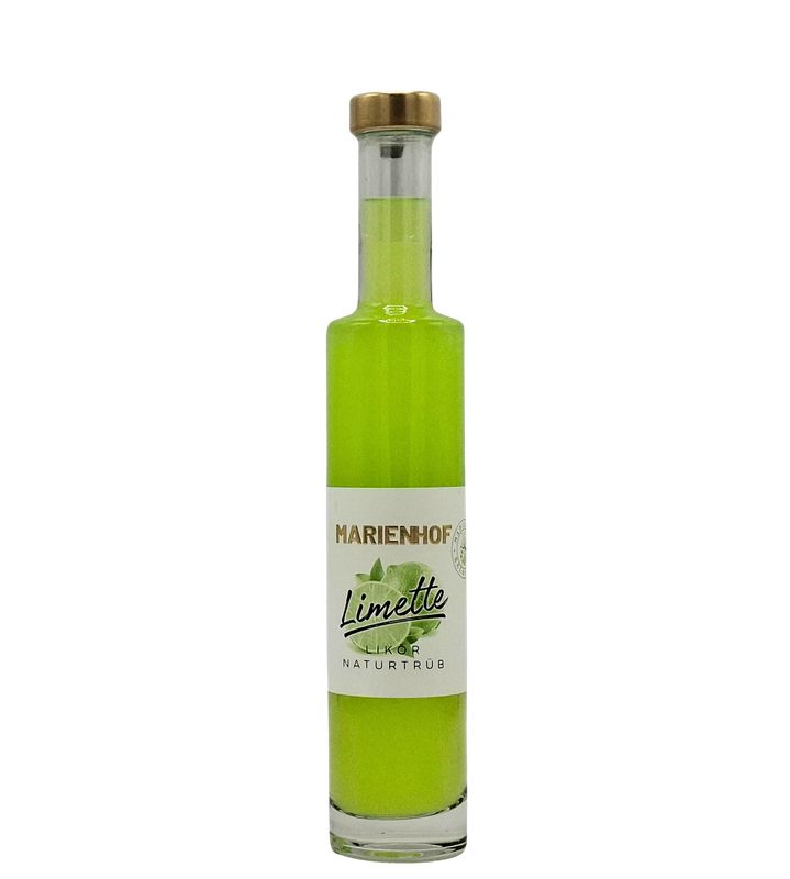 Marienhof Limetten Likör naturtrüb 15 % Vol.  200 ml (54,75 € / ltr.)