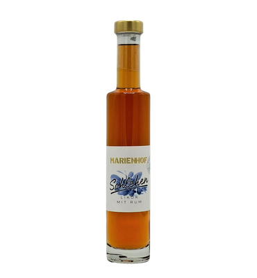 Marienhof Schlehen Likör mit Rum verfeinert 25 % Vol. 200 ml (54,75 €/ltr.) Marienhof Schlehen Likör mit Rum verfeinert 25 % Vol. 200 ml (54,75 €/ltr.)