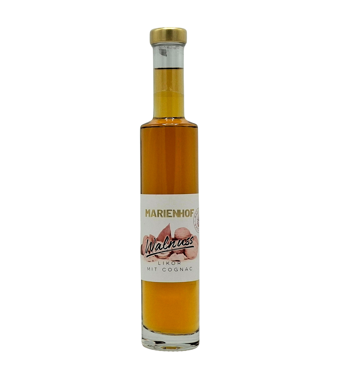 Marienhof Walnuss Likör mit Cognac verfeinert 25 % Vol. 200 ml (54,75 € / ltr.) Marienhof Walnuss Likör mit Cognac verfeinert 25 % Vol. 200 ml (54,75 € / ltr.)