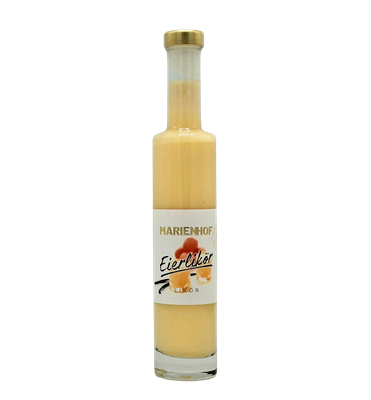 Marienhof Eierlikör 20 % Vol. 200 ml (54,75 € / ltr.) Marienhof Eierlikör 20 % Vol. 200 ml (54,75 € / ltr.)